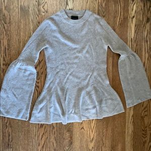 Magaschoni Cashmere Bell Sleeve Sweater